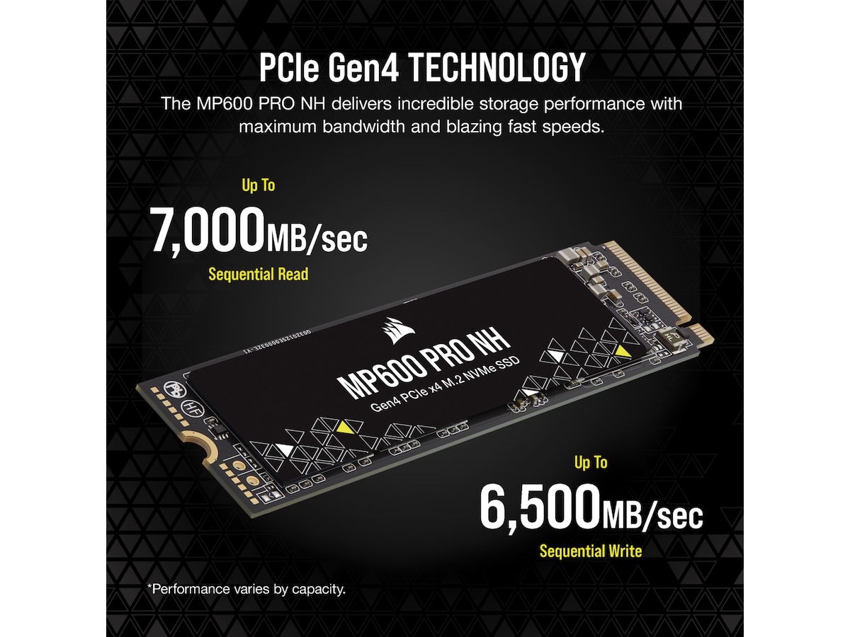 Corsair MP600 PRO NH NVMe M.2 SSD 8TB - SSD M.2 - Komplett.se