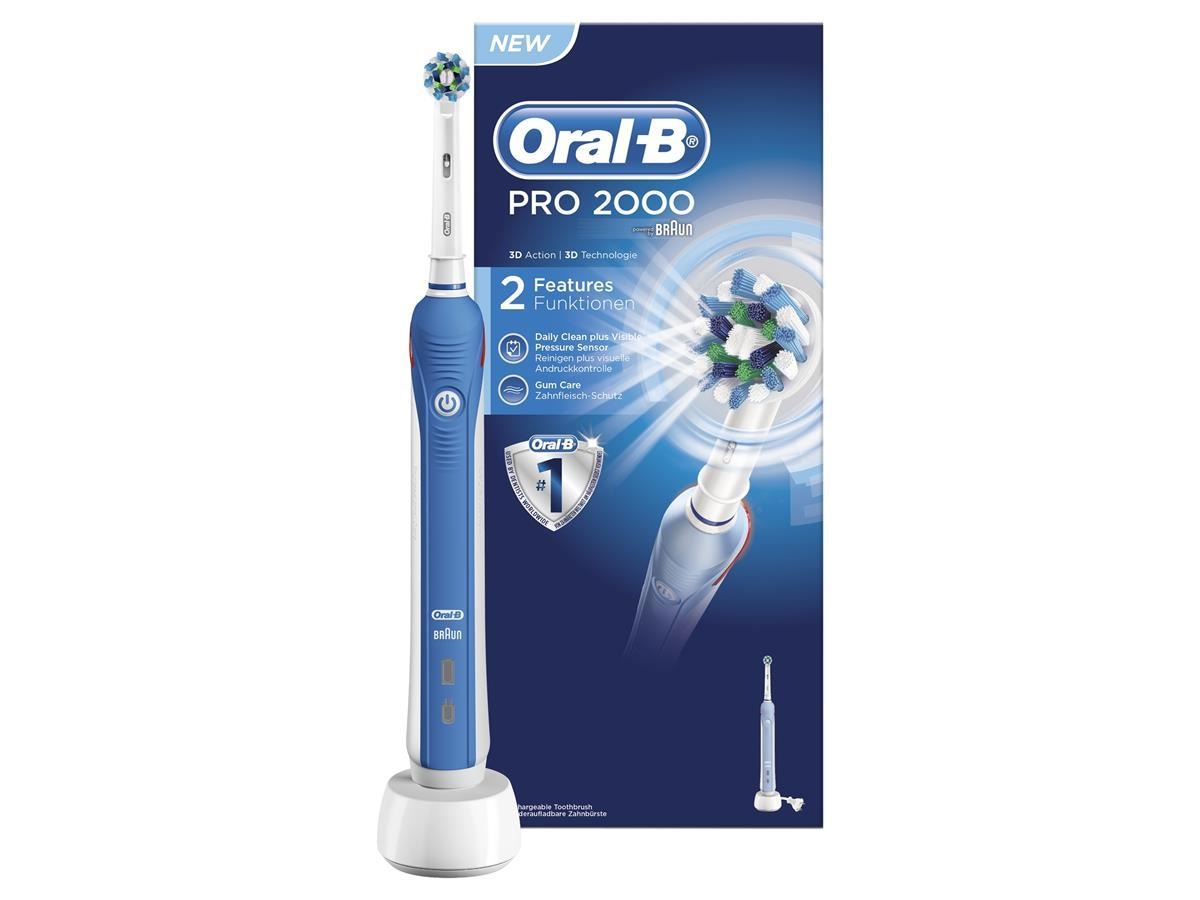 Oral-B Pro 2000 Eltandborste - Komplett.se