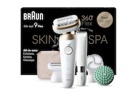 Braun Silk-épil 9 Flex 3S SkinSpa Epilator SES9-481 (vit/guld) Epilator & IPL-hårborttagning