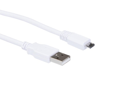 iiglo USB A till USB Micro-B kabel 0,3m vit