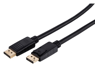 iiglo Displayport kabel 1m svart 10pk