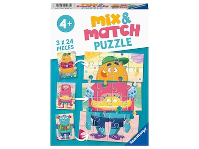 Ravensburger Mix & Match:Monster! 3x24p Pussel