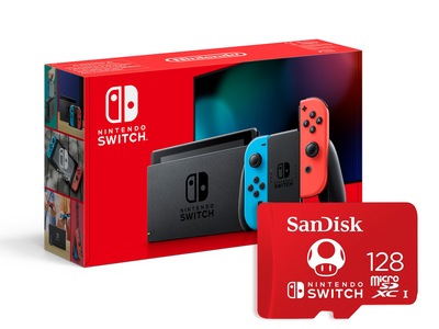 Nintendo Switch 2019 32GB Paketet (neon)