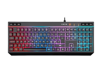 Cryo Mirage Gamingtangentbord RGB (svart)