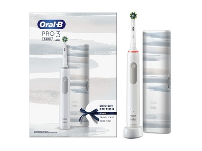 Oral-B Pro 3 3500 Eltandborste (vit)