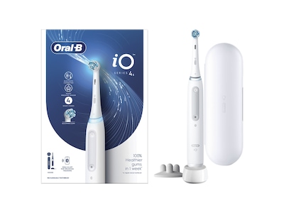 Oral-B iO 4S Eltandborste (vit)