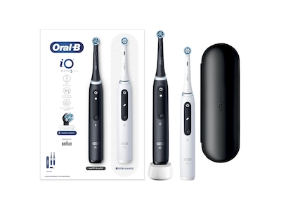 Oral-B iO 5 Eltandborste (svart och vit)