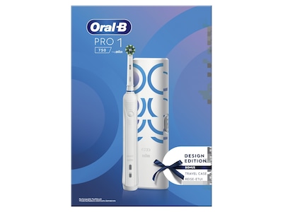 Oral-B Pro 1 750 Eltandborste (vit)