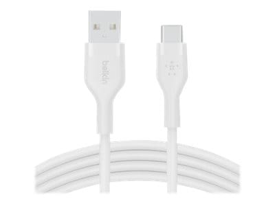 Belkin USB-A till USB-C kabel 1m (vit) USB-kablar