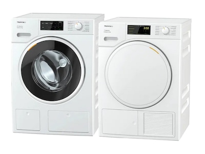 Miele WSG663WCS Tvättmaskin + TSC563WP tork (vit)