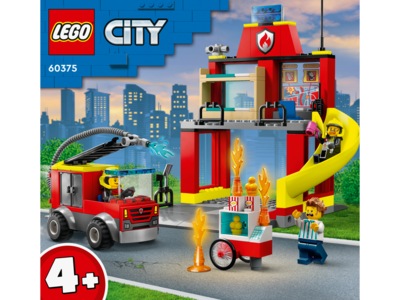 LEGO Brandstation och brandbil 60375