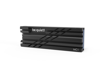 be quiet! MC1 M.2 Kylare (svart)