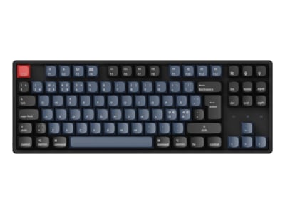 Keychron K8 Pro QMK/VIA RGB Gateron Brown trådlöst gamingtangentbord (svart)