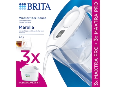 Brita Marella Vattenfilterkanna ME4W (vit)