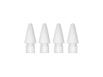 Spetsar till Apple Pencil, 4-pack (vit)