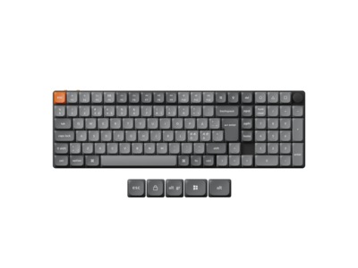 Keychron K17 MAX QMK/VIA Gateron Brown trådlöst gamingtangentbord