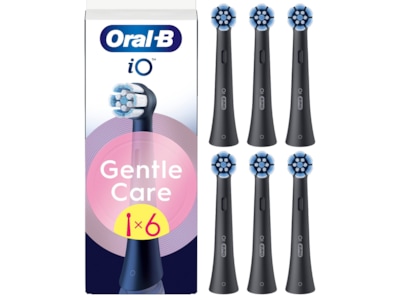 Oral-B iO Gentle Care borsthuvuden 6 st (svart)