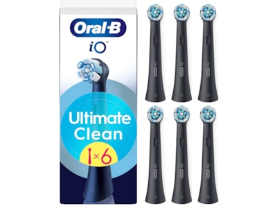 Oral-B iO Ultimate Clean borsthuvuden 6 st (svart)