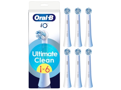 Oral-B iO Ultimate Clean borsthuvuden 6 st (vit)