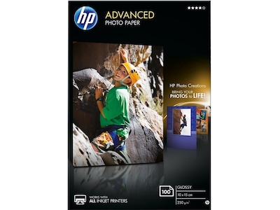 HP Advanced Glossy Photo Paper 10x15cm