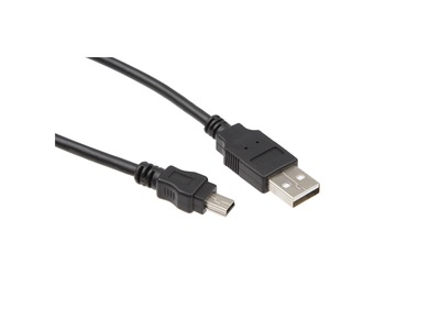 iiglo USB A till USB Mini-B kabel 3m svart