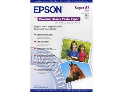 Epson Premium Glossy Photo Paper A3+