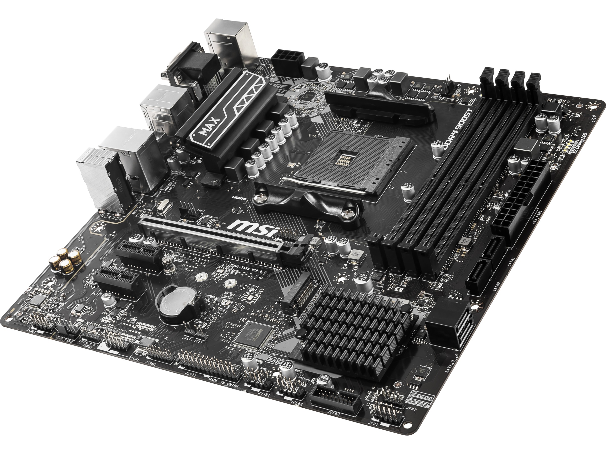 Msi B450m Pro Vdh Max Matx Am4 Motherboard 9373