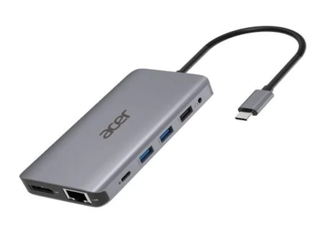 Acer 12-i-1 USB-C Multiport Docking (silver) - Dockningsstation och USB-hub  - Komplett.se