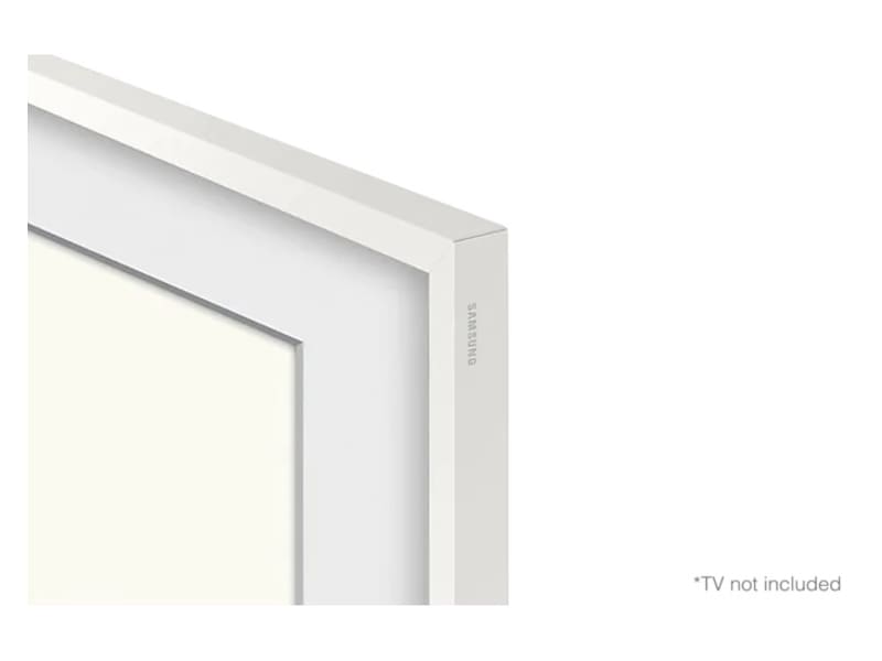 Samsung 75" ram till The Frame (2021-2024, vit) TV-ram & tillbehör