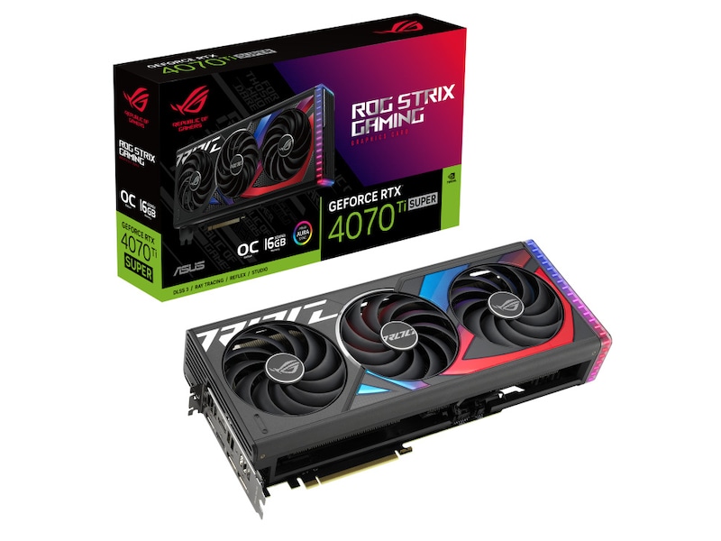 ASUS ROG Strix GeForce RTX 4070 Ti SUPER OC Grafikkort