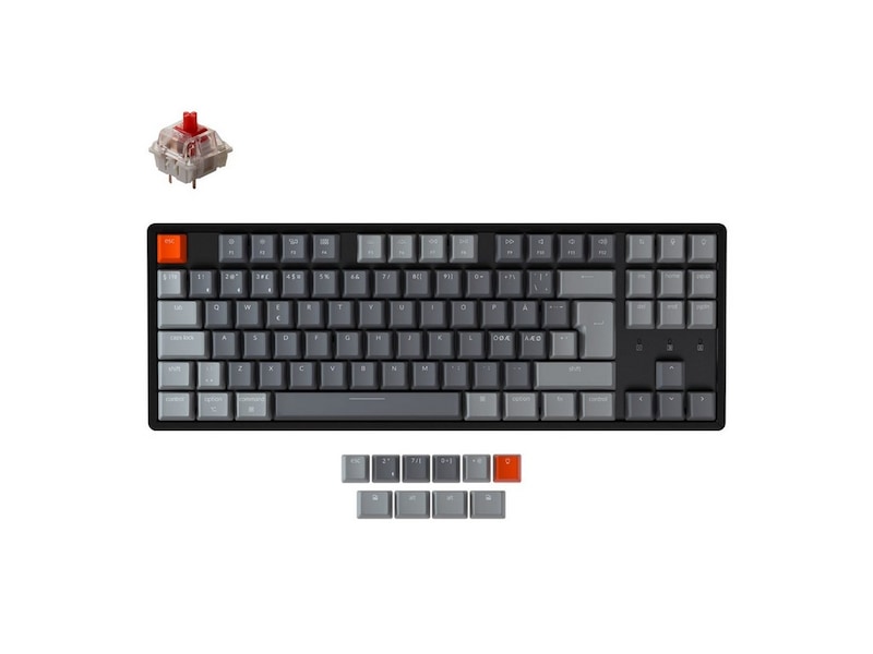 Keychron K8 RGB Gateron Red Trådlöst Tangentbord Gamingtangentbord