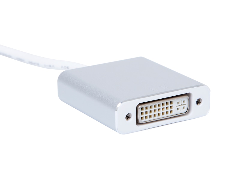 USB-C till DVI Adapter 15cm (vit) USB-kablar