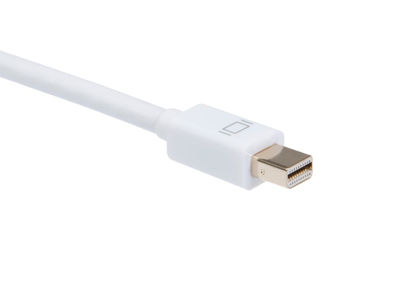 Mini DP till HDMI kabel 3m (vit) Skärmkablar