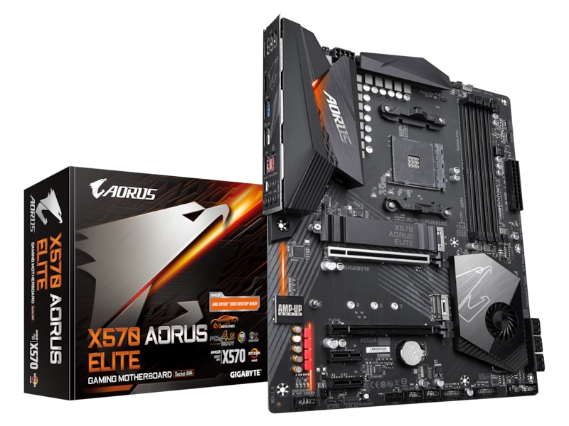 Gigabyte x570 aorus elite какие процессоры поддерживает