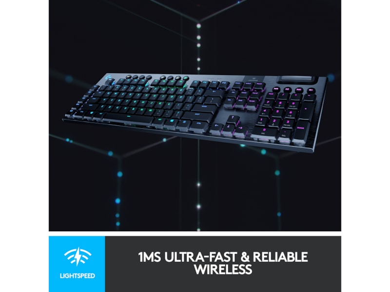 Logitech G915 Lightspeed Trådlöst Gamingtangentbord (svart) Gamingtangentbord