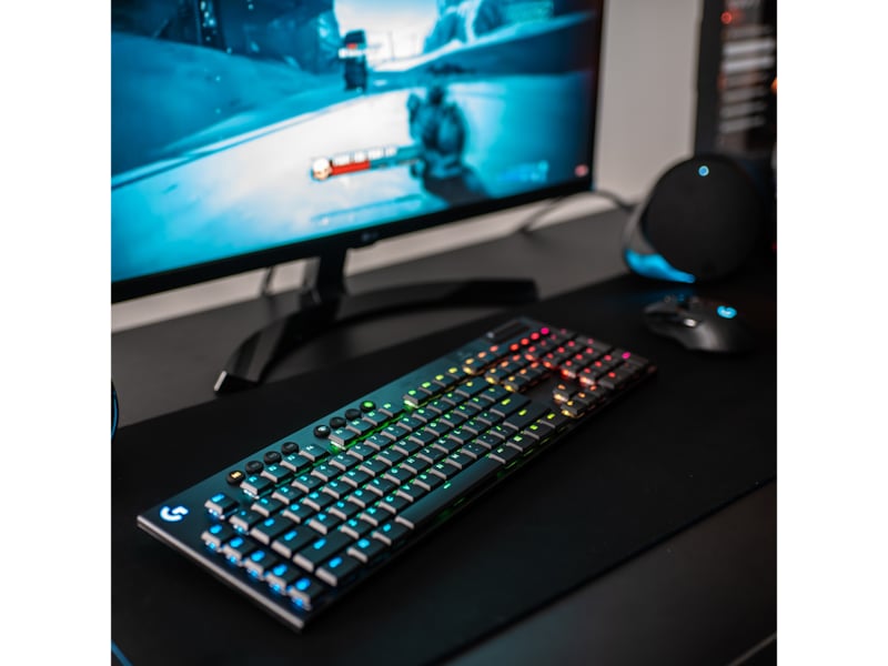 Logitech G915 Lightspeed Trådlöst Gamingtangentbord (svart) Gamingtangentbord