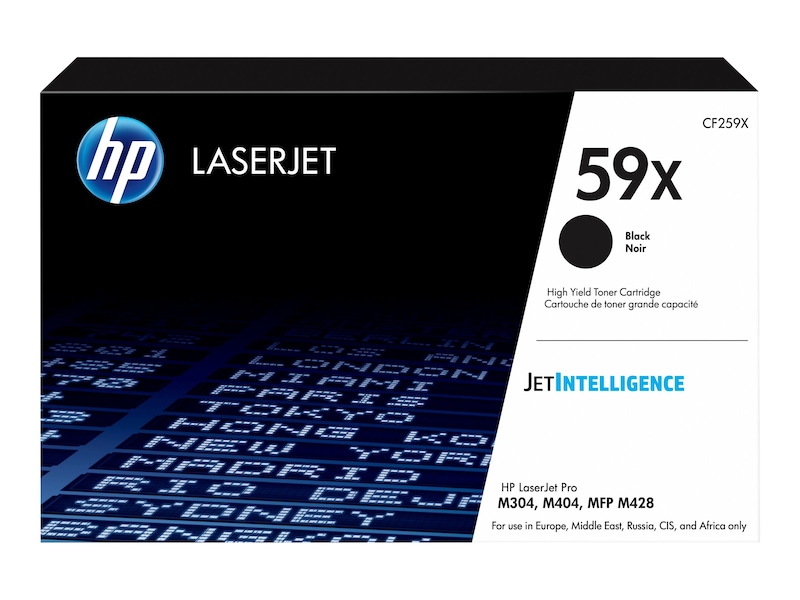 HP Toner 59X Svart Lasertoner