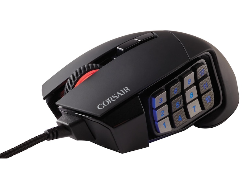 Corsair Gaming Scimitar Elite RGB Gamingmus (svart) Gamingmus