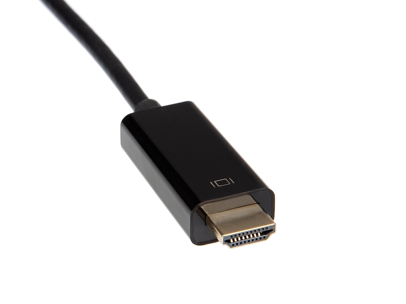 MiniDP till HDMI kabel 1m (svart) Skärmkablar