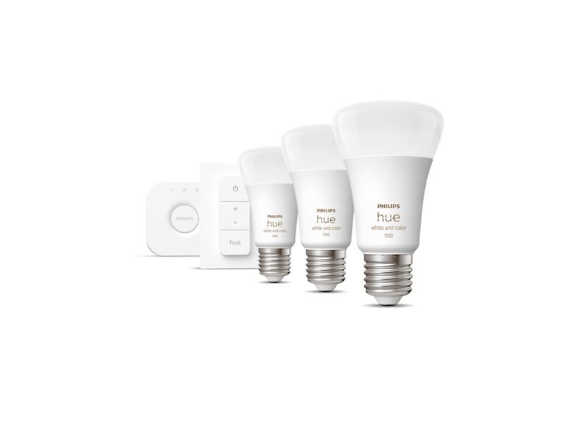 Philips Hue WCA Glödlampa 3x9W A60 E27 + bro / switch