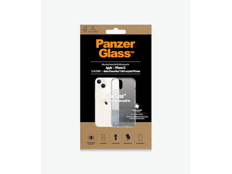 PanzerGlass iPhone 13 ClearCase Skal (transparent) Mobilskal