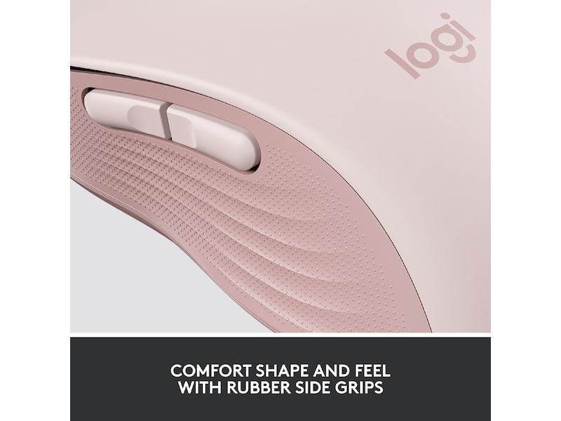 Logitech Signature M650 Medium  trådlös mus Rosa Mus