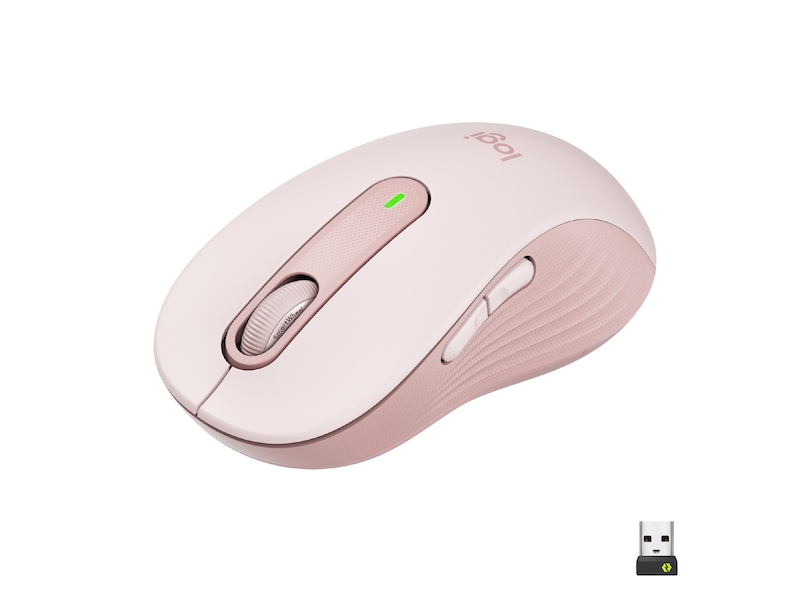 Logitech Signature M650 Large trådlös mus Rosa Mus