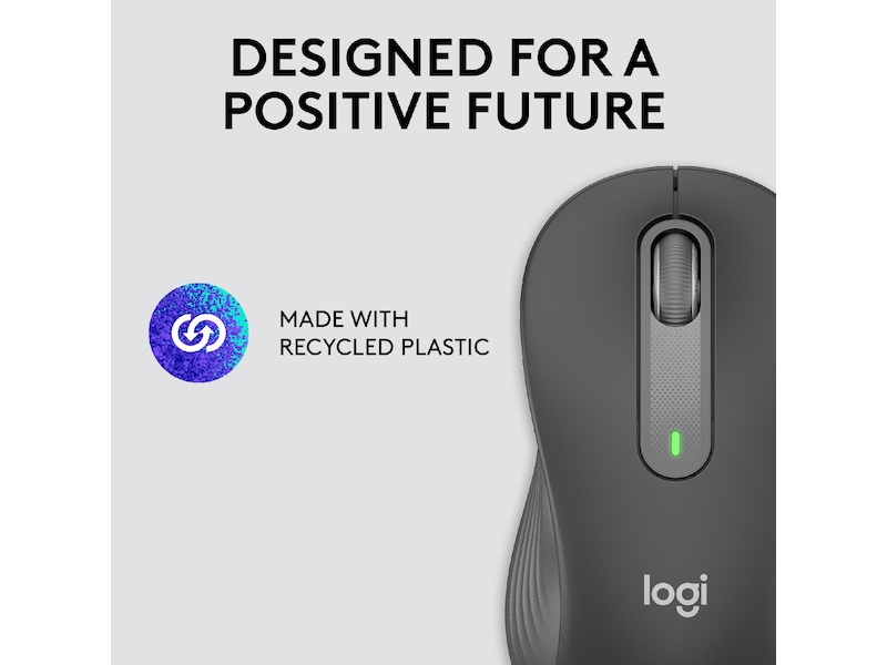 Logitech Signature M650 Large trådlös mus (grafitgrå) Mus