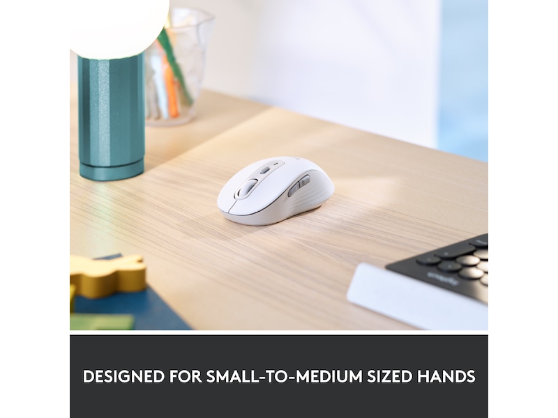 Logitech Signature M650 Medium  trådlös mus Offwhite Mus