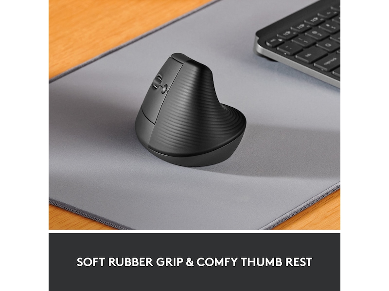 Logitech Lift Vertikal Vänster mus (graphite) Mus