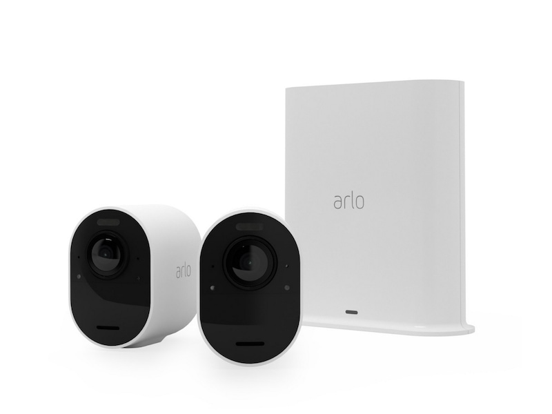 Arlo Ultra 2 övervakningskamera utomhus 2pk (vit) Övervakningskamera