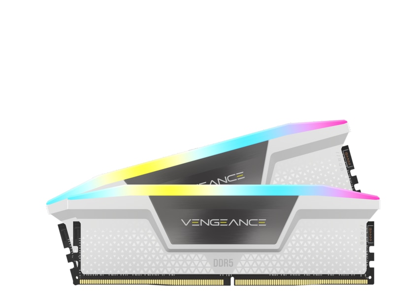 Corsair Vengeance DDR5 6200MHz 32GB RGB (vit) Minne