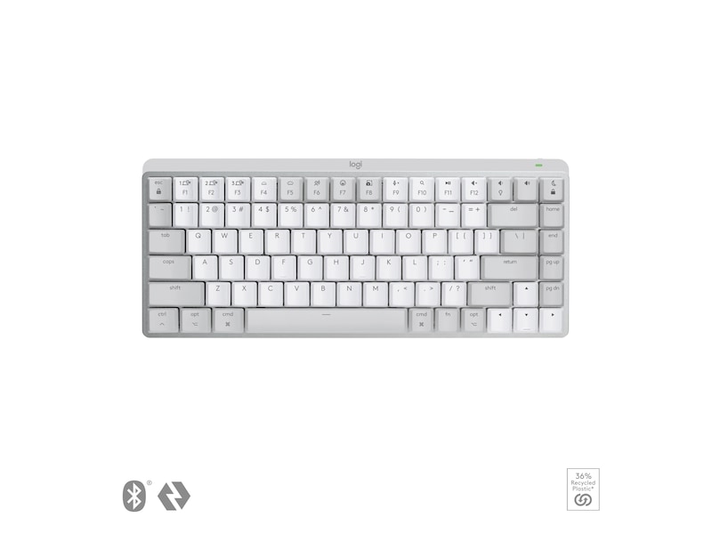 Logitech MX Mechanical Mini for Mac Minimalist Tangentbord (pale grey) Tangentbord