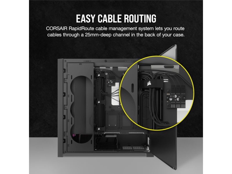 Corsair iCUE 5000D RGB Airflow Mid-Tower (svart) Midi tower